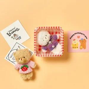 아트박스 알럽하우스 꼬질곰돌이 키링 꼬질곰+옷+카드+체크박스