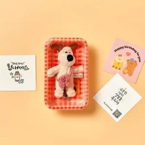 아트박스 알럽하우스 귀여운키링 미니 그로밋12+클로버가방+카드+체크박스