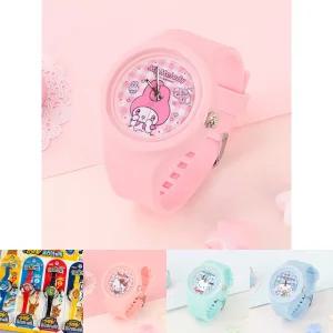 (마이멜로디) 실리콘 바늘시계/여아/초등/유치원/아이/캐릭터/저학년/아날로그/손목시계/어린이/선물