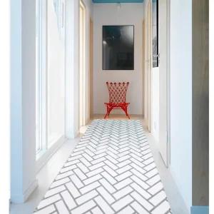데코인] 긴 복도 발코니 베란다용 프리미엄 극세사 헤링본 카페트