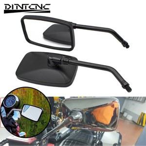 혼다 Shadow VT1100 스퀘어 범용 오토바이 백미러 M10 직경 넓은 시야 액세서리