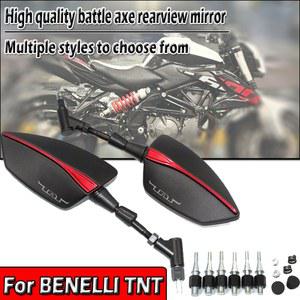 BENELLI TNT 125 300 600 새로운 고품질 범용 오토바이 미러 백미러 로고