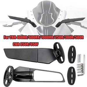 혼다 CBR400RR CBR250R CBR300R CBR500R CBR650R CBR650F 범용 조절식 가이딩 윈드 백미러