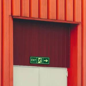 [아우트]비상구 안내 야광 경고 판넬