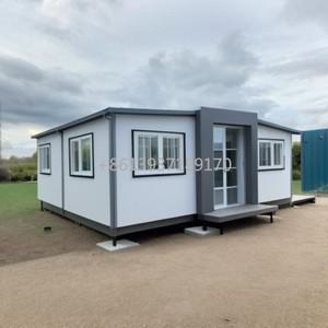 현대식 확장형 컨테이너 하우스 20피트 40피트 조립식 주택 완비된 대형 창문 주방 및 침실 즉시 입주 가능