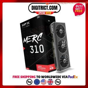 스피드스터 MERC310 AMD 라데온 RX 7900XT 블랙 게이밍 그래픽 카드 (20GB GDDR6 RDNA 3 RX-79TMERCB9 탑재