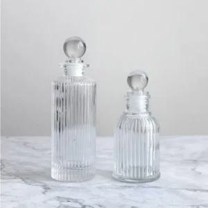 투명 유리 화병 꽃병 2size 크리스탈 엔틱 미니 예쁜 글라스 꽃 병