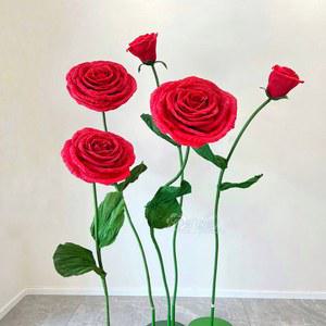 자이언트 플라워 장미 DIY 재료 졸업식 행사 포토존 학교 만들기 꽃 페이퍼 축제 유치원