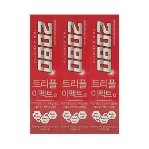 2080 트리플이펙트치약 스트롱민트 120g 3입