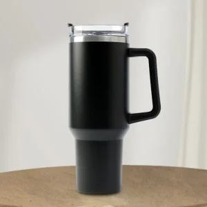 써머원 보온 보냉 텀블러 1.2L 블랙/스텐 머그 개인 사무실 캠핑용 개인용 손잡이 컵 보틀 잔 휴대용 캠핑