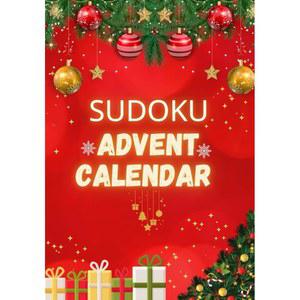 어드벤트 캘린더 스도쿠: 쉬운 것부터 전문가까지 24가지 다채로운 스도쿠 퍼즐 크리스마스 카운트다운 북