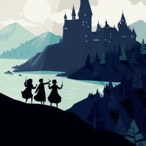 하모니아트 DIY 유화그리기 세트 40x50 해리포터 유화그리기 취미생활 취미용품 그림그리기