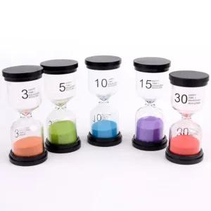 유리 탁상 심플 모래시계 5분  랜덤) 목욕탕 찜질방 양치모래시계 타이머시계 인테리어모래시계