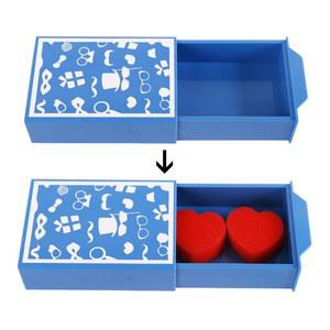 마술 도구 키트 마법 상자의 힘 마법의 보라색 파란색 풀 박스 신비로운 느낌이 가득한 멋진 청소년을위한