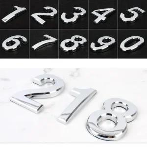 자동차 차량 인테리어 중형 숫자 입체 블록 선택 1개 이니셜스티커 꾸미기이니셜 차량꾸미기