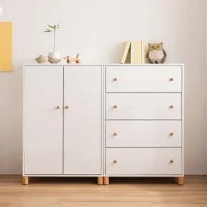 [삼익가구]꼬모 베이비장 1600 세트(4단서랍장+옷장)