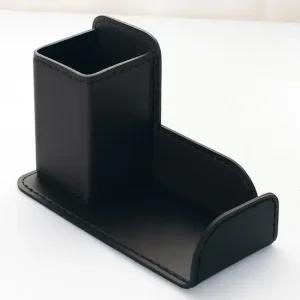 가죽 메탈 가죽 펜 메모 홀더 오거나이져 대한민국산 펜홀더 데스크오거나이저 사무용품정리