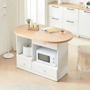 보루네오 마르체 크리미 렌지대 식탁 1200x750 BMF010C (착불)