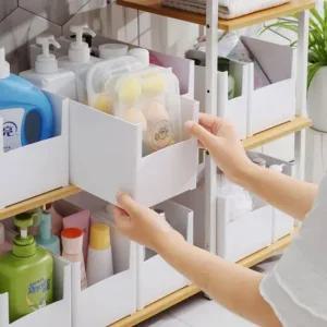 다용도 책상 와이드 깔금한 서랍장 보관함 펜트리 정리함 다용도 와이드 깔금한