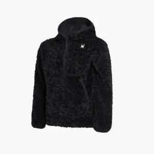 [국내 매장품] 스파이더 남성 라이프 스타일 플리스 셜파 후드 집업 SPHWCNHD305MBLK 132307