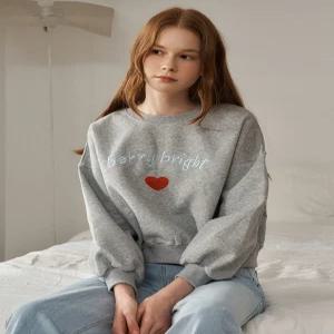 [르샵]레터링 자수 맨투맨 티셔츠 (DP3LW017A)