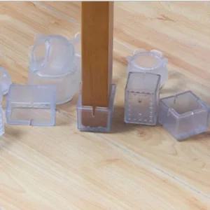 실리콘 반투명 의자 발캡반투명 식탁의자 발커버 의자발캡 식탁의자발커버 층간소음방지 4개set