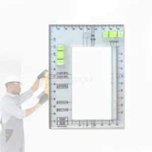 타공가이드 스위치 콘센트 석고보조대 수평계 부착 스콘석타공가이드