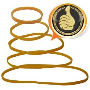 길이다양 두꺼운5mm 노란고무줄 300g벌크 모음