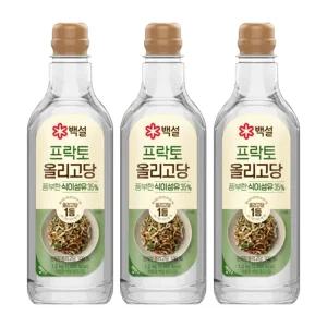 CJ제일제당 백설 올리고당 1.2kg x 3개 물엿 요리당 조청 설탕