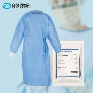 유한킴벌리 멸균 수술용 가운 간호사 의사 일회용 수술복
