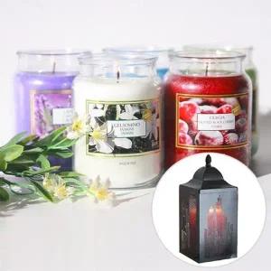 라움데코 페탈리캔들+시애틀-소 빛조절 캔들워머 세트