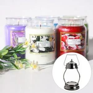 라움데코 페탈리캔들+로맨스 빛조절 캔들워머 세트