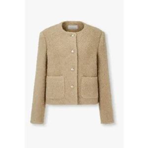 [갤러리아] [보브][25겨울]울 부클레 라운드넥 자켓(7155410004)