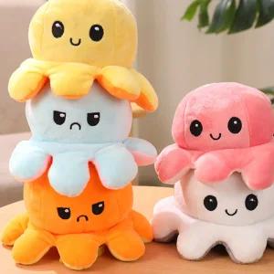 반전 문어인형 대왕 30cm 애착인형 양면 문어 열쇠고리