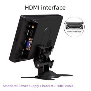 7인치 10.1인치 Hdmi 자동차 모니터 컴퓨터용 소형 TV   디스플레이 미니 화면  비디오 수집 장치