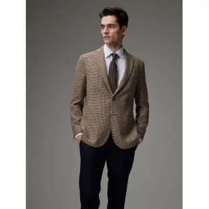 마에스트로 브라운 패턴 ALBERO 캐시미어100% FW 긴팔자켓 MAJA3C071W1 528704