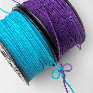 비즈아이 [Y-100]케이팝팔찌만들기재료 꼬임폴리매듭실 폴리꼰세사 1.5mm ,5yd(450cm)