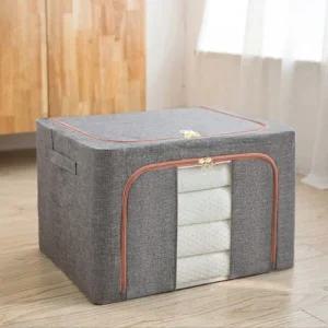 미란다 대용량** *옥스포드*** 패브릭 리빙박스 100L co-00712