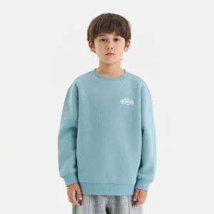 [차일디] 아웃도어프로덕츠키즈 (OD254IMM03 LBL) 백 그래픽 기모 맨투맨