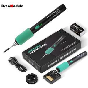 USB 납땜 인두 세트 Type-C 무선 3단계 온도  가능 미니 용접 수리 도구