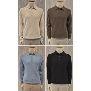 [올젠](신세계 사우스시티)2025FW 남성 에센셜 조직 카라 스웨터 ZF4E1203 5종택1