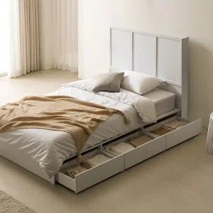 [BIF보루네오][보루네오]호텔라인 넉넉한 수납 침대 SS (매트별도) KC831