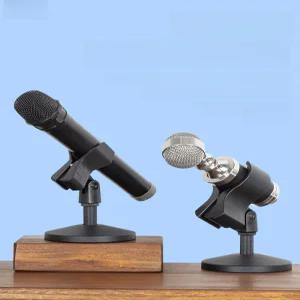 마이크스탠드 금속받침 탁상형 데스크용 자바라 탄성