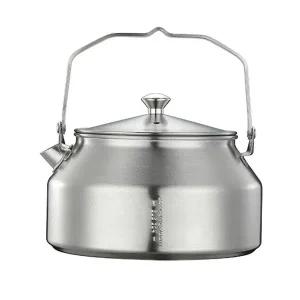 캠핑 스텐 티팟 1L 실버 1P 야외 차박 주전자 케틀 감성캠핑케틀