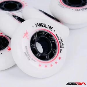 SEBA HV HL 하이 롤러 스케이트 타이어 로드, 유명한 중국 슬라이드 챔피언 90A 슬라이딩 인라인 휠, 72mm