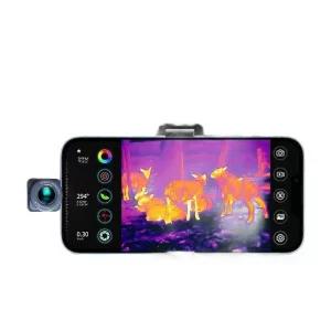 열화상 카메라 야간 연결 야외 휴대폰 망원경 장착