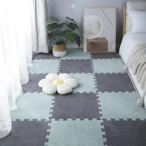 털 퍼즐매트 부드러운 거실 침실 털카페트 매트 방 바닥 인테리어 거실매트