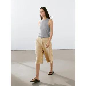 마시모두띠 롱 스웨이드 버뮤다 반바지 Steinfarbe 5328/968 390762