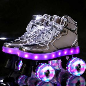 파스텔 슈즈 롤러슈즈 퍼플 플래시 인라인 시니어 남자 레트로 브레이크 바퀴달린신발 롤라