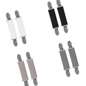 옷집게 의류 옷 소매 고정 와이셔츠 짧은 멜빵 2P